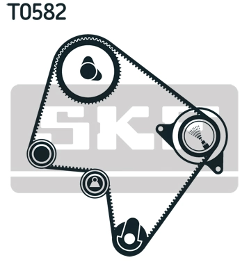 Kit de courroie crantée SKF VKMA 96010