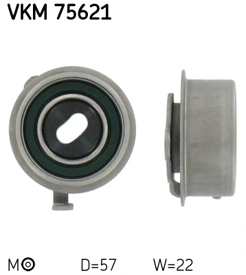 Poulie de tension, courroie crantée SKF VKM 75621