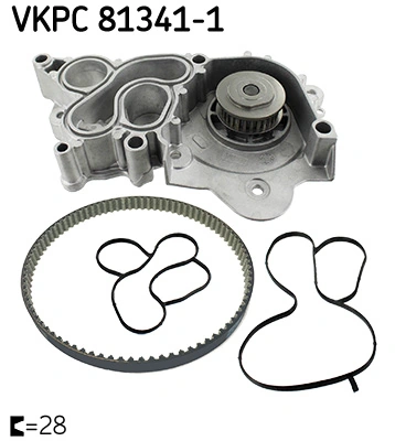 Pompe à eau, refroidissement du moteur SKF