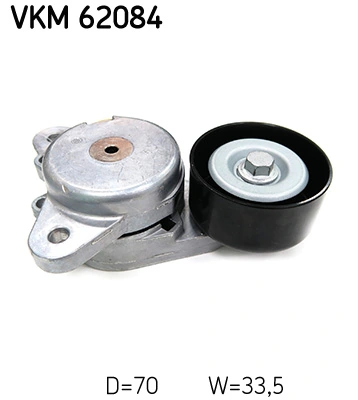 Tendeur de courroie, courroie trapézoïdale à nervures SKF VKM 62084