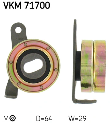 Poulie de tension, courroie crantée SKF VKM 71700