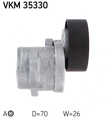 Tendeur de courroie, courroie trapézoïdale à nervures SKF VKM 35330