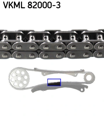 Kit de distribution par chaîne SKF VKML 82000-3