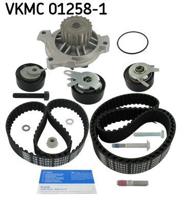 Pompe à eau + kit de courroie crantée SKF VKMC 01258-1
