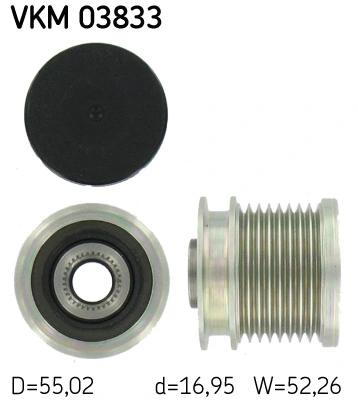 Poulie roue libre, alternateur SKF VKM 03833
