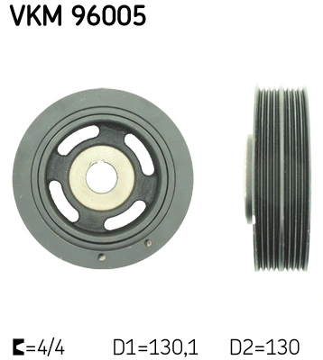 Poulie, vilebrequin SKF VKM 96005
