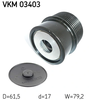 Poulie roue libre, alternateur SKF VKM 03403
