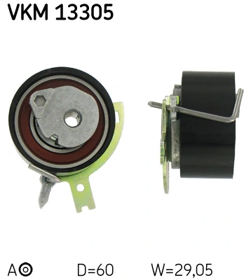Poulie de tension, courroie crantée SKF VKM 13305