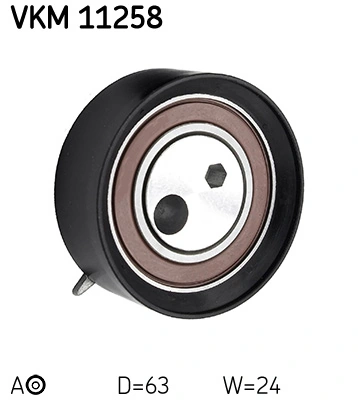 Poulie de tension, courroie crantée SKF VKM 11258