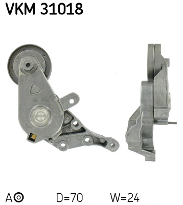 SKF VKM 31018 — Роликовий модуль натягувача ременя