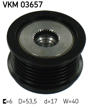 SKF VKM 03657 — Обгінна муфта генератора