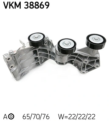 SKF VKM 38869 — Натяжний ролик поліклінового ременя