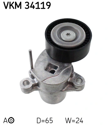SKF VKM 34119 — Ролик модуля натягувача ременя