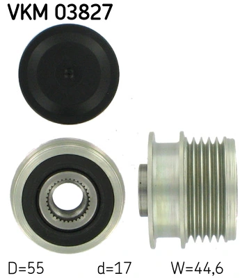 SKF VKM 03827 — Обгінна муфта генератора