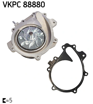 Pompe à eau, refroidissement du moteur SKF VKPC 88880