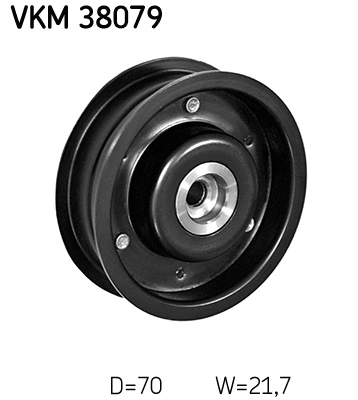 SKF VKM 38079 — Обвідний ролик поліклінового ременя