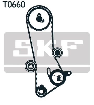 Kit de courroie crantée SKF VKMA 91400