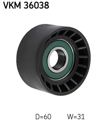 SKF VKM 36038 — Ролик модуля натягувача ременя