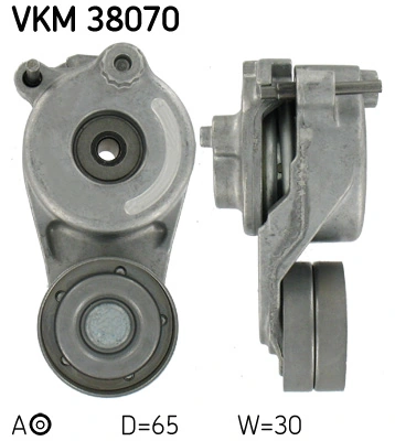 SKF VKM 38070 — Роликовий модуль натягувача ременя