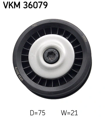 SKF VKM 36079 — Ролик модуля натягувача ременя