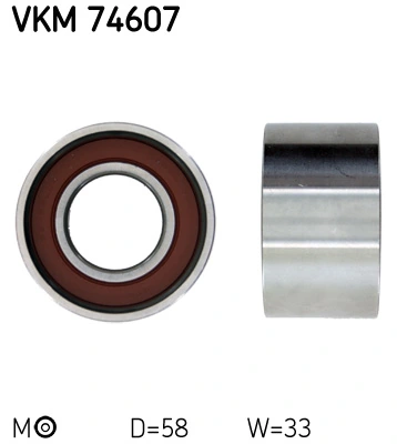 SKF VKM 74607 — Ролик натягувача ременя (Вир-во SKF)