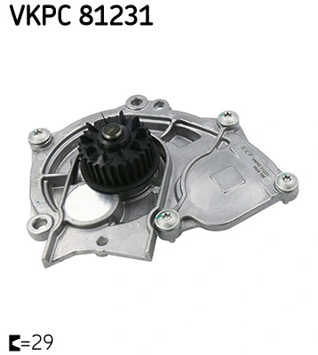 Pompe à eau, refroidissement du moteur SKF
