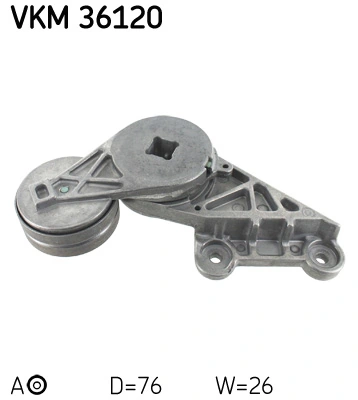 SKF VKM 36120 — Натяжний ролик поліклінового ременя