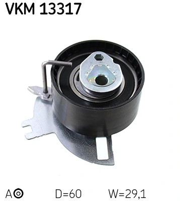 Poulie de tension, courroie crantée SKF VKM 13317