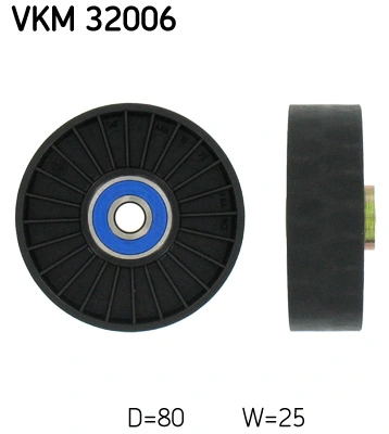 SKF VKM 32006 — Обвідний ролик поліклінового ременя
