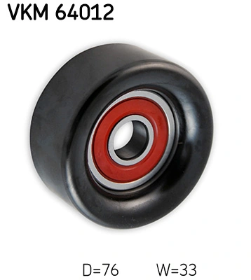 Deflection/Guide Pulley, V-ribbed belt