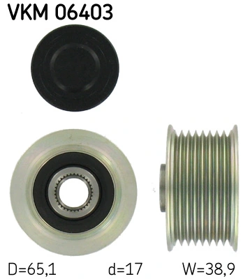 SKF VKM 06403 — Обгінна муфта генератора