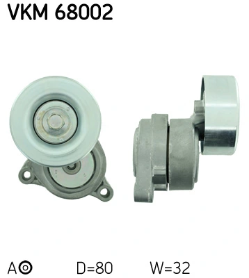 SKF VKM 68002 — Натяжний ролик поліклінового ременя