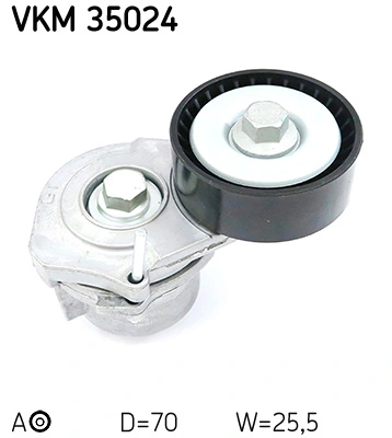 SKF VKM 35024 — Натяжний ролик поліклінового ременя
