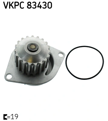 Pompe à eau, refroidissement du moteur SKF