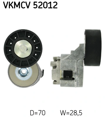 SKF VKMCV 52012 — Натяжний ролик поліклінового ременя