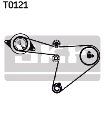 Kit de courroie crantée SKF VKMA 97506