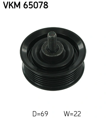 SKF VKM 65078 — Обвідний ролик поліклінового ременя