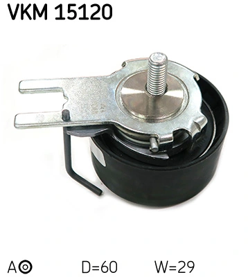 Poulie de tension, courroie crantée SKF VKM 15120