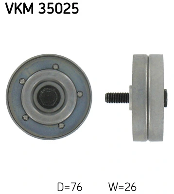 SKF VKM 35025 — Ролик модуля натягувача ременя