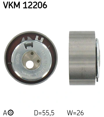 Poulie de tension, courroie crantée SKF VKM 12206