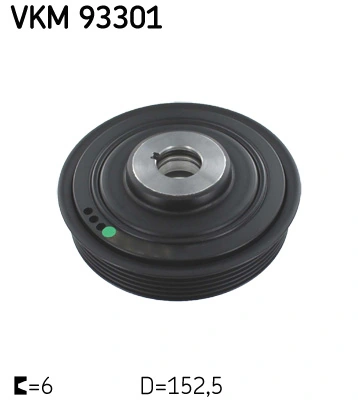 SKF VKM 93301 — Шків колінчастого вала