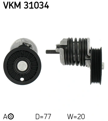 SKF VKM 31034 — Роликовий модуль натягувача ременя