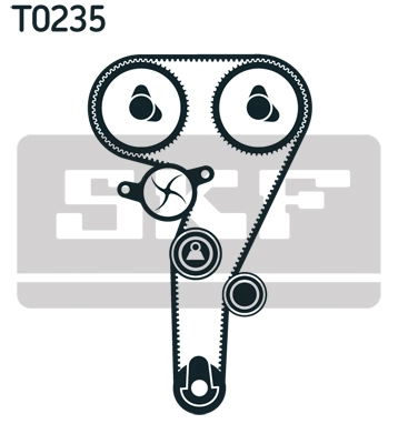 Kit de courroie crantée SKF VKMA 02283