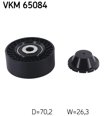 Deflection/Guide Pulley, V-ribbed belt
