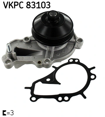 Pompe à eau, refroidissement du moteur SKF