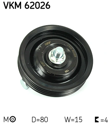 SKF VKM 62026 — Ролик модуля натягувача ременя