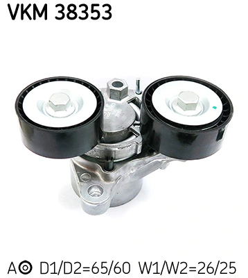 SKF VKM 38353 — Натяжний ролик поліклінового ременя