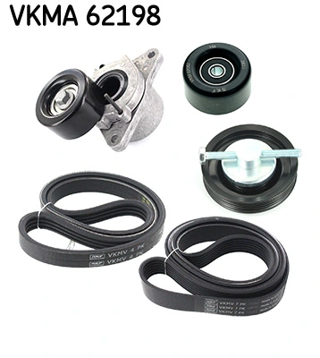 SKF VKMA 62198 — Роликовий модуль натягувача ременя (ролик, ремінь)