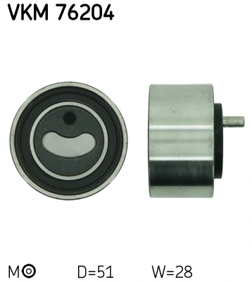 Poulie de tension, courroie crantée SKF VKM 76204