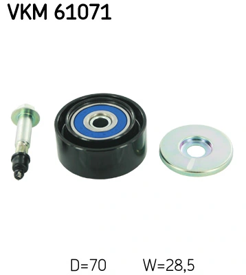 SKF VKM 61071 — Ролик модуля натягувача ременя